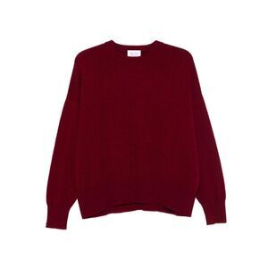 BEYOU Crew Neck Knit Sweater Women BORDEAUX Sweaters & Knitwear